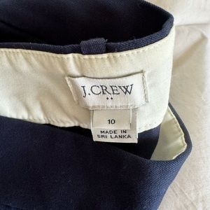 J Crew Pixi Pant Size 10 Navy